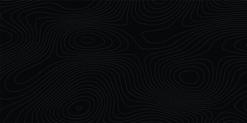 Elevated terrain abstract geographic topographic artistry vector illustration. wave Line topography map contour wavy pattern design. 