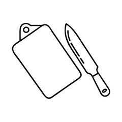 Kitchen Utensils Cutting Board and Knife Cooking Tools