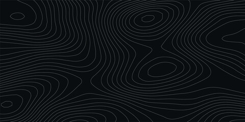 Elevated terrain abstract geographic topographic artistry vector illustration. wave Line topography map contour wavy pattern design. 