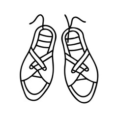 A pair of stylish summer sandals with crisscross straps and toe protection