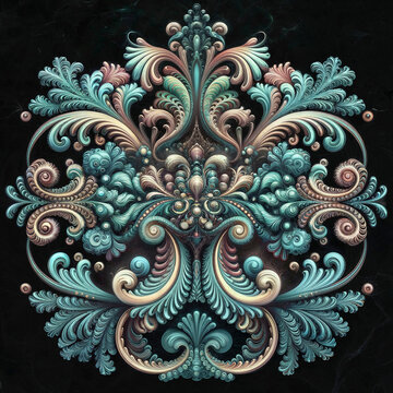 abstract fractal background