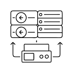 Data Transfer and Backup System for Secure Cloud Storage and Database Management