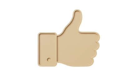 Isolated Thumb Up Like Symbol