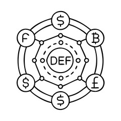 Decentralized Finance Network Connecting Multiple Currencies and Cryptocurrencies