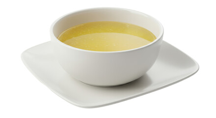 Isolated Bowl of Broth