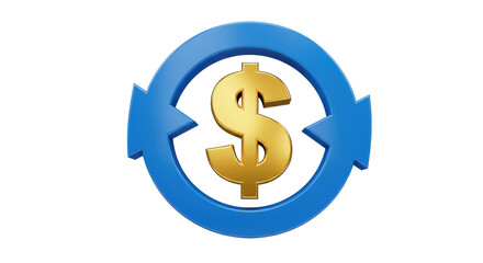 Fototapeta premium Isolated Money exchange