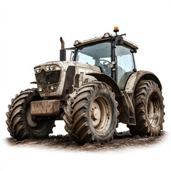 Obraz premium tractor isolated on white