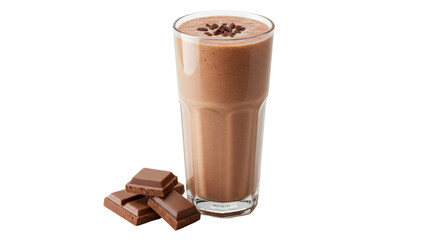 Isolated Chocolate Smoothie