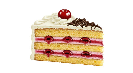 Isolated Cake Slice
