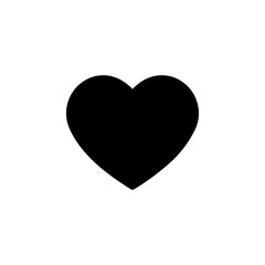 Fototapeta premium heart love shape icon. Suitable for various design projects related to love, health, charity, like and romance