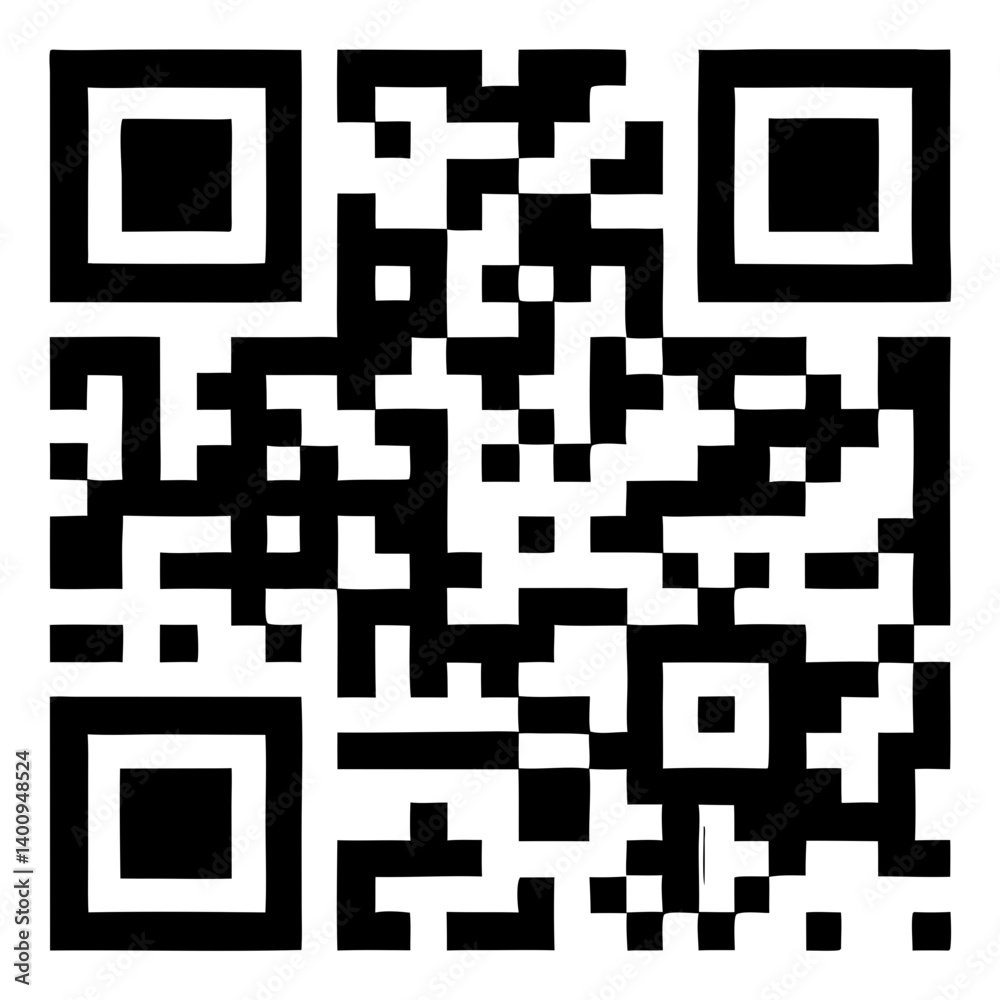 Wall mural qr code vector