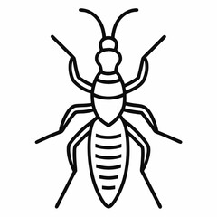 Firefly vector icon on white background