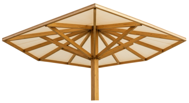 Isolated Patio Umbrella Frame
