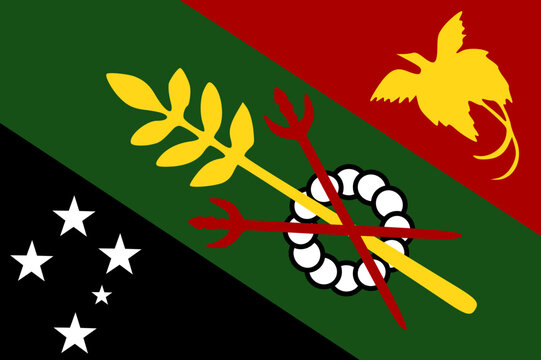 Flag of Chimbu Province (Independent State of Papua New Guinea) Simbu Provins
