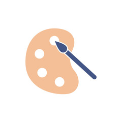 painting icons  symbol vector elements for infographic web