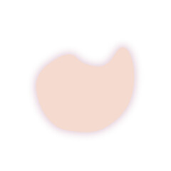 ピンクの変形図形ぼかし入りフレーム