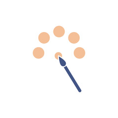 color icons  symbol vector elements for infographic web