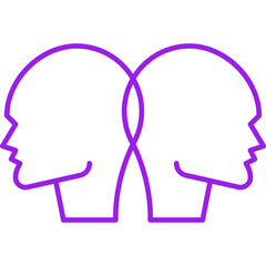 Bipolar Disorder icon single vector illustration