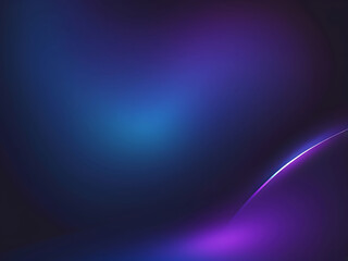 Modern Abstract Wave Design with Blue and Purple Light Texture on Dark Graphic Surface