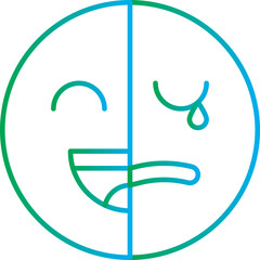 Bipolar icon single vector illustration