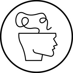 Psychosis icon single vector illustration