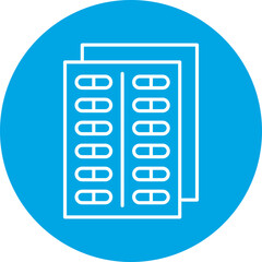 Pills icon single vector illustration