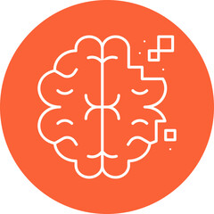 False Memory icon single vector illustration