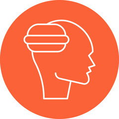 Binge Eating icon single vector illustration