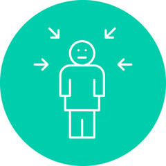 Guilt icon single vector illustration