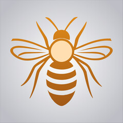 Honey Bee Vector Illustration – Detailed or Minimalist Bee Drawing for Nature Prints, Logos