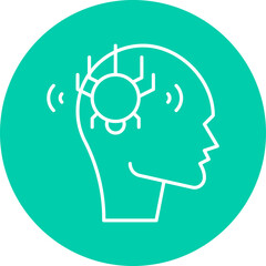 Phobia icon single vector illustration