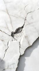 Cracked marble surface close-up detail natural stone indoor environment macro view texture exploration