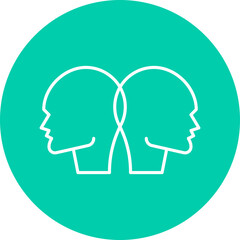 Bipolar Disorder icon single vector illustration