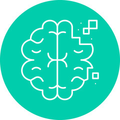 False Memory icon single vector illustration