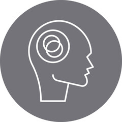 Anxiety Disorder icon single vector illustration