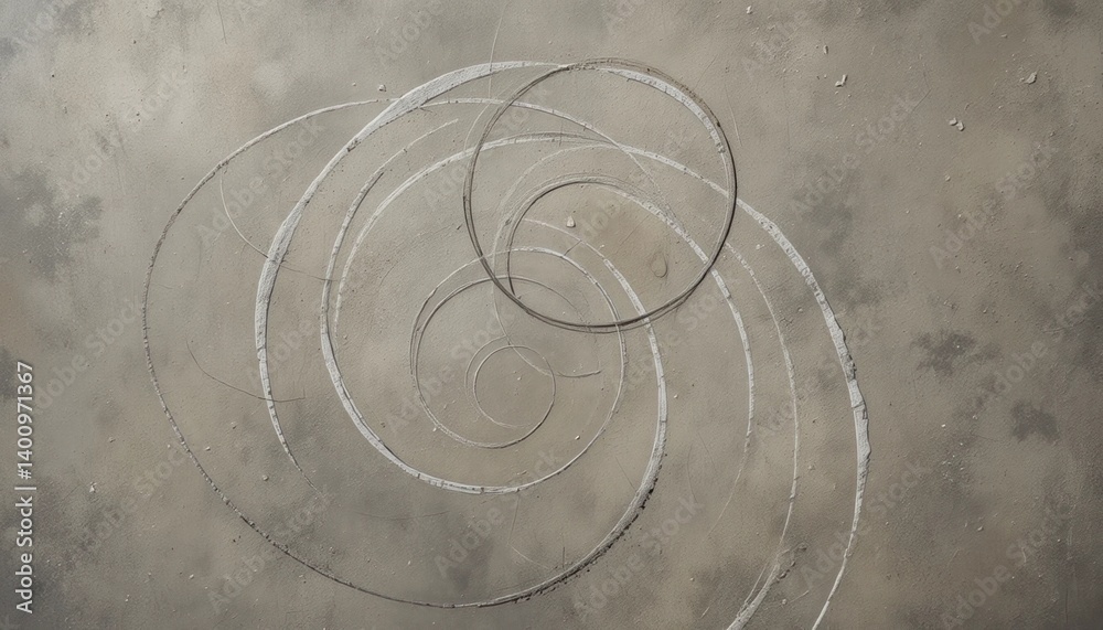 Poster dynamic swirling patterns in abstract art aerial view artistic composition modern environment concep