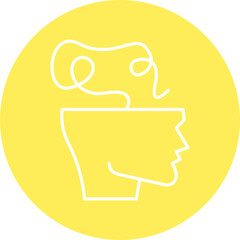 Psychosis icon single vector illustration