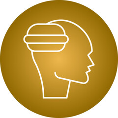 Binge Eating icon single vector illustration