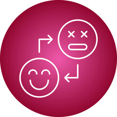 Mood Disorder icon single vector illustration