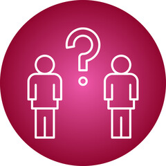 Conflict icon single vector illustration