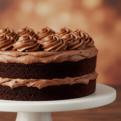 Triple chocolate cake 
