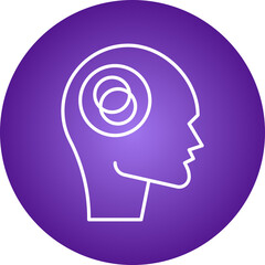 Anxiety Disorder icon single vector illustration