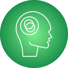 Anxiety Disorder icon single vector illustration