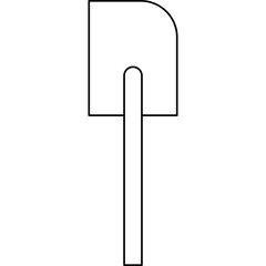 Spatula icon single vector illustration