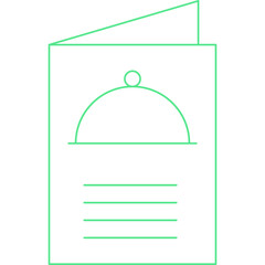 Menu icon single vector illustration