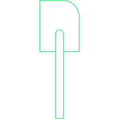 Spatula icon single vector illustration