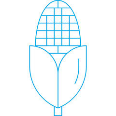 Corn icon single vector illustration