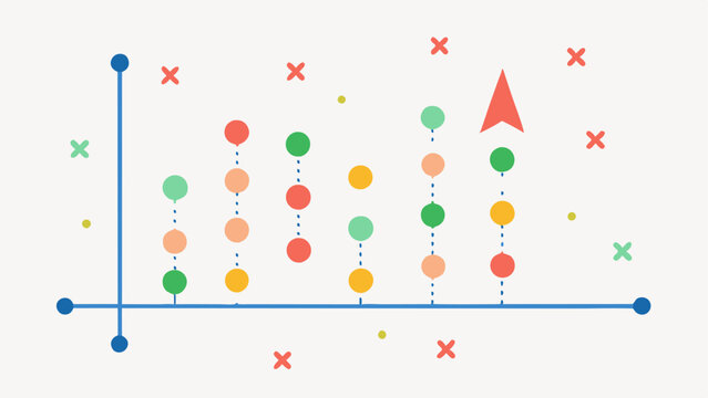 Scatter Plot A ter plot showing the correlation between two environmental variables like temperature and humidity on gene expression with points colorcoded by gene type.