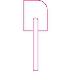Spatula icon single vector illustration
