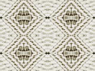 Brown Color Geometric Pattern. Rustic Grunge Vintage Texture. Seamless Grunge Dark Batik. Tribal Bohemian Brush. Abstract Watercolour Grunge Pattern. Sepia Color Geometric Batik. Abstract Dark Wave.